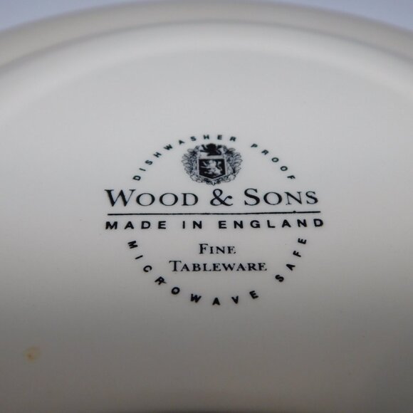 Set 2 Wood & Sons England The Kitchen Garden Green Salad Days Side Plates 8" - Picture 4 of 4